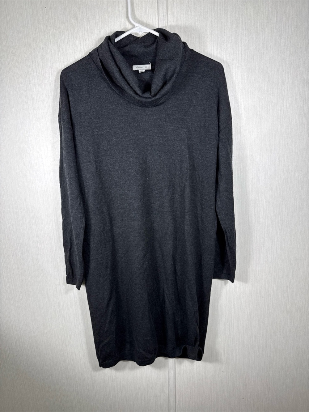 Garnet Hill M Sweater Dress Merino Wool Quiet Luxury Capsule Wardrobe